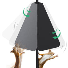 Load image into Gallery viewer, Squirrel Baffle with Dual Defense, Squirrel Proof for Bird Feeder Pole Outside, Bird Food House Guard for Shepherd Hook, Raccoon Stopper, Rust Chew Proof Heavy Duty Galvanized Steel