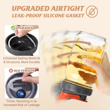 Load image into Gallery viewer, 4 Pack Mason Jar Wide Mouth Pour Spout Filp Lids