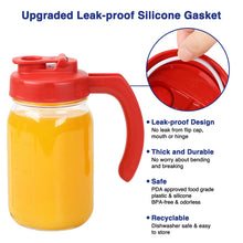 Load image into Gallery viewer, 2 Pack Wide Mouth Mason Jar Lids with Handle JARS NOT INCLUDED