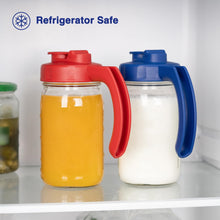 Load image into Gallery viewer, 2 Pack Wide Mouth Mason Jar Lids with Handle JARS NOT INCLUDED
