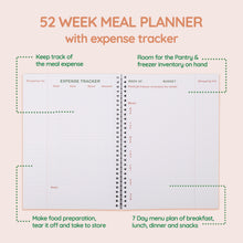 Load image into Gallery viewer, Weekly Meal Planner Notebook