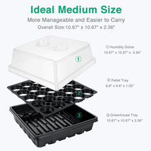 Load image into Gallery viewer, Soligt 4 Set Strong Jiffy Greenhouse Trays with Humidity Dome
