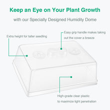 Load image into Gallery viewer, Soligt Strong Plant Seed Starting Trays with Humidity Domes