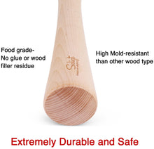 Load image into Gallery viewer, Soligt Solid Wood 12" Sauerkraut Pounder for Fermentation