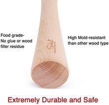 Load image into Gallery viewer, Soligt Solid Wood 12&quot; Sauerkraut Pounder for Fermentation
