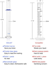 Load image into Gallery viewer, Triple Scale Hydrometer and Glass Test Jar ABV Brix and Gravity Test Kit
