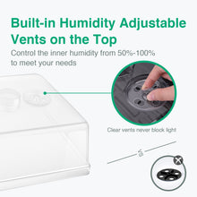 Load image into Gallery viewer, Soligt Strong Plant Seed Starting Trays with Humidity Domes
