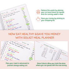 Load image into Gallery viewer, Weekly Meal Planner Notebook