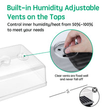 Load image into Gallery viewer, Soligt 2 Set 60 Cell Seed Starter Kit with Humidity Domes