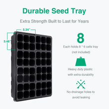 Load image into Gallery viewer, Soligt Strong Plant Seed Starting Trays with Humidity Domes