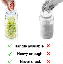 Load image into Gallery viewer, 4-Pack Fermentation Glass Weights For Wide Mouth Mason Jar