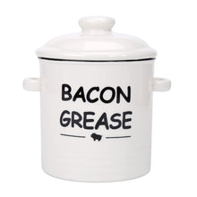 Load image into Gallery viewer, Ceramic Bacon Grease Keeper Container Strainer