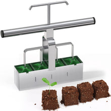 Load image into Gallery viewer, 4 Cell Soil Blocker with Handle