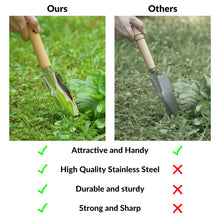 Load image into Gallery viewer, SOLIGT Gardening Hand Tools Basket Pruning Shears Cultivator Gloves Stainless Steel Gardening Tools