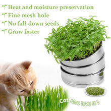 Load image into Gallery viewer, SOLIGT Stackable Stainless Steel Seed Sprouting Kit