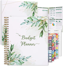 Load image into Gallery viewer, Customize Green Professional Monthly Budget Planner