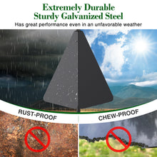Load image into Gallery viewer, Upgraded Squirrel Baffle with Dual Defense, Squirrel Proof for Bird Feeder Pole Outside, Bird Food House Guard for Shepherd Hook, Raccoon Stopper, Rust Chew Proof Heavy Duty Galvanized Steel
