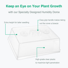 Load image into Gallery viewer, Soligt Strong Plant Seed Starting Trays with Humidity Domes

