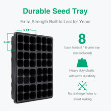 Load image into Gallery viewer, Soligt Strong Plant Seed Starting Trays with Humidity Domes
