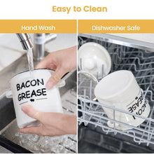 Load image into Gallery viewer, Ceramic Bacon Grease Keeper Container Strainer

