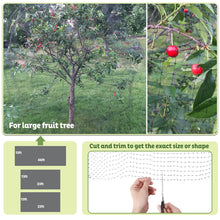 Load image into Gallery viewer, Bird Netting for Garden 13FT X 46FT Extra Wide Garden Netting with 100 Ties
